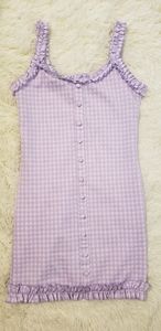 Gingham Ruffle Dress